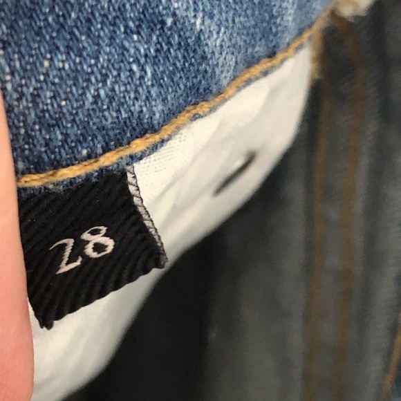 7 FAM 28x32 Tailorless Bootcut Stretch Jeans for all mankind 0857 original - Picture 8 of 12